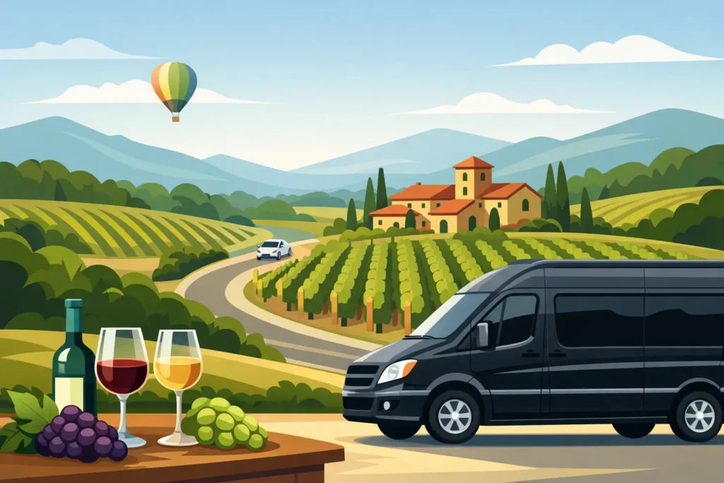 Napa Winery Tour Transportation Done Right