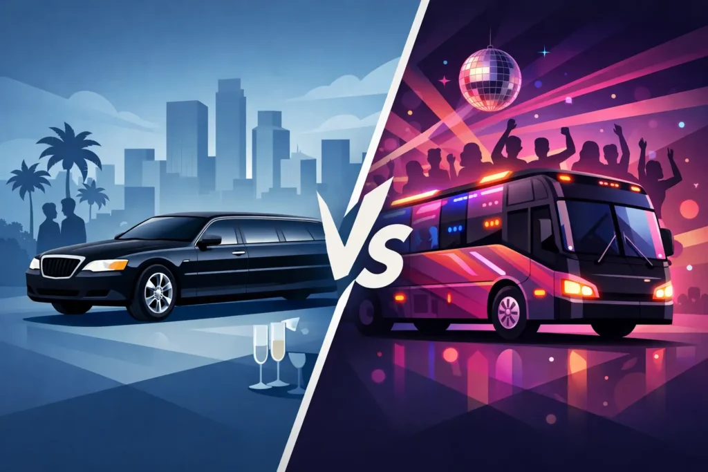 Limo Versus Party Bus: Which Fits Your Event?