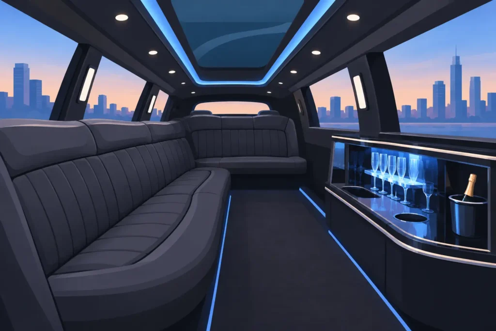 Stretch Limousine Interior Review for Your Event